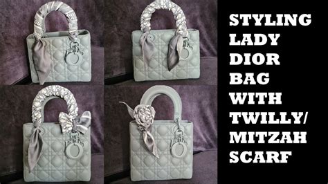 lady dior bag twilly ideas.